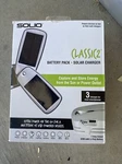 Solio CLASSIC2 Battery Pack + Solar Charger, Nib. Fixed Price $59.99.