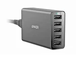 Anker Powerport Wall Charger A2124 40W 5-PORT Black. Fixed Price $15.00.