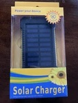 New 10000MAH Water-resistant Dual Usb Solar Power Bank With Clip And Compass. Fixed Price $7.50.