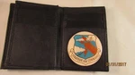 Sac Strategic Air Command Black Leather Thin Bifold 20 Credit Card Wallet Id. Fixed Price $17.14.