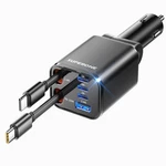 Retractable Car Charger, Superone 99W Phone With Cables Fast Char.... Fixed Price $53.99.