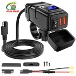 Nilight Motorcycle Charger With 12V Voltmeter 14X19, Usb. Fixed Price $33.72.