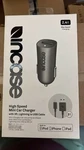 Incase High Speed Mini Car Charger With Usb Charging Cable 3FT. Fixed Price $11.49.