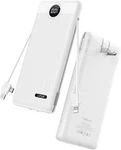Portable Charger Built-in Cables And Ac Wall Plug, Usb Power Bank 10000MAH. Fixed Price $13.99.