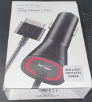 Verizon Car Charger Black 9FT 30-PIN For Ipod Iphone Ipad Led APL21VPC-F. Fixed Price $9.99.