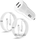 Iphone 14 13 Car Charger, Apple Mfi Certified 45W Dual Port Usb Rapid. Fixed Price $31.99.
