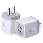 Usb Wall Charger, Double Dual Port 2.1AMP Fast Brick Base Adapter Charging Bl.... Fixed Price $11.99.