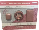 Ihome The Go 3 Piece Charging Bundle With Bonus Earbud Case (gen 1&2) Pink. Fixed Price $44.99.