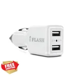 Iflash Dual Usb Car Charger Ipad Iphone Galaxy Fast 10W. Fixed Price $20.00.