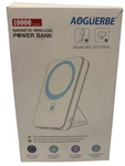 Aoguerbe KT-D001 10000MAH Portable Magnetic Wireless Charging Power Bank (white). Fixed Price $24.99.