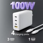 New Gan 100W Usb Charger 4-PORTS Adapter For Ipad Iphone 16 15 14 13 12. Fixed Price $19.99.