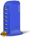 Aduro 40W 6-PORT Usb Charging Hub Wall Charger For Iphone Ipad Tablets Blue. Fixed Price $27.99.
