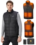 Heated Vest For Men With 16000MAH 7.4V Battery Pack Included Warmin... Fa. Fixed Price $127.99.