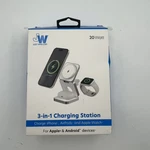 Just Wireless 3-IN-1 Magnetic Collapsible Charger White: Usb-c,. Fixed Price $19.71.