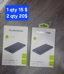 Puregear 5000MAH Portable Charger Gray Usb-c & Apple Magsafe Qi White. Fixed Price $20.00.
