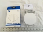 New Just Wireless Qi 5W Charging Pad 4FT Cable Apple Android - White. Fixed Price $12.90.