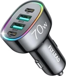 Fast Car Charger Flylead 70W 4 Ports Must For Family Travel Super. Fixed Price $37.88.
