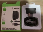 Belkin 2.1A/12W 1-PORT Universal Home Charger,black,distressed Box. Fixed Price $12.99.