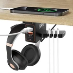 Cozoo Headphone Stand Usb Charger Under Desk Headset Holder Mount Bluetooth. Fixed Price $27.50.