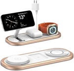 3 1 Fast Wireless Charger Stand For Iphone, Foldable Travel Charging Station. Fixed Price $57.79.