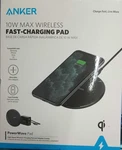 Anker Powerwave 10W Qi Wireless Charger Pad With Wall Included - Black. Fixed Price $13.99.