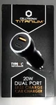Celltronix Titanium 20W Dual Port Gan Car Charger Usb-c & Usb-a Rapid. Fixed Price $9.99.