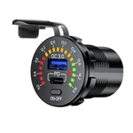 Usb Qc 3.0 Type-c Car Charger Power Socket Outlet Fast Charging For Boat Marine. Fixed Price $16.06.
