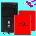 2X 2980MAH Extra Battery Universal Charger Cable For Samsung Galaxy Amp I407 Usa. Fixed Price $37.95.