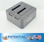 Pre Owned Startech SATADOCK22UEF Usb 2.0 Esata To Dual Hdd - Black. Fixed Price $34.99.