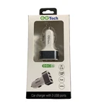 Egtech 3-PORT Usb-a Car Charger 5V 3.1A Fast Charging White/black New. Fixed Price $7.49.