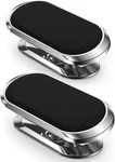 2 Pack Magnetic Phone Holder For Car, Upgrade - 360 Rotation Silver. Fixed Price $18.29.