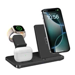 3IN1 15W Wireless Charger Dock Bracket For Apple Watch Ultra Iphone 17 16. Fixed Price $19.99.