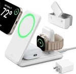 Esr QI2 3-IN-1 Wireless Charging Station, White 15W Magsafe Apple Iphone Airpods. Fixed Price $39.97.