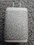 Wirelessgear Dual Usb Ac Charger - Silver/white Glitter, 5V/240V, BL3536. Fixed Price $5.25.