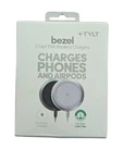 V9-N Tylt Bezel 2 Fast 15W Wireless Chargers For Phones And Airpod Black+white. Fixed Price $9.49.