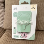 Mvmt Magnetic Wireless Power Bank 5000MAH Green Usb-c/micro Usb/usb-a 2-PORT. Fixed Price $40.00.
