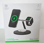 Belkin Boost Pro 3-IN-1 Wireless Charger For Apple With Magsafe (cib). Fixed Price $69.95.