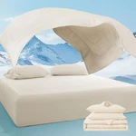 Breescape Cooling Comforter Set Ultra 4PCS With King Size. Fixed Price $418.97.