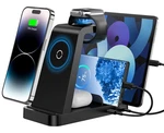 Wireless Charger For Iphone - 5 1 Charging Station Multiple Black. Fixed Price $57.11.