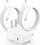 Iphone 17 16 15 CHARGER,20W Usb Fast Charging Block Plug And 6FT Type To .... Fixed Price $37.07.