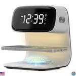Sleek Digital Alarm Clock With 15W Wireless Charger & Touch Control Smart Lamp. Fixed Price $50.58.