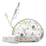 Hypergear 16235 7 30W Usb-c Pd Charging Kit W/ Pouch Purple Floral. Fixed Price $41.09.