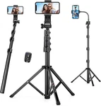 74" Flexible Phone Tripod, Tall Cell With Adjustable Gooseneck & Re. Fixed Price $32.36.