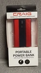 Craig Electronics Portable Power Bank With Dual Usb Charging Ports CMA3120 New. Fixed Price $14.99.
