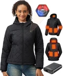 Gotobi Quilted Heated Jackets For Women 12V 18400MAH Battery Pack Coat Xl. Fixed Price $89.00.