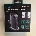 Brand New Powerxcel 5-PORT Usb Charging Tower 5A Rapid Charge 248839. Fixed Price $13.99.