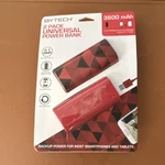 Bytech 2 Pack Power Bank 3600MAH Dual Usb Fast Charge Red & Black Glossy. Fixed Price $15.00.