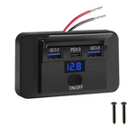 Linkstyle 12V Usb Outlet, Dual 18W QC3.0 & 36W Pd Ports, Car 1PCS. Fixed Price $21.51.