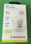 Dual Port Usb Fast Charger Power Delivery 3.0 Compact 32W Adapter For Devices. Fixed Price $27.95.