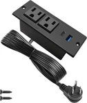Usb Recessed Power Strip Fast Charge Desktop Station 2 Outlets (p. Fixed Price $24.58.